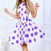 Robes à Pois Courtes##Robe à Pois Courte<br> Sequins Femme Fourreau - coccinelle-paradis