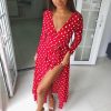 Robe à Pois##Robe à Pois<br> Sexy Automne Manches Longues - coccinelle-paradis