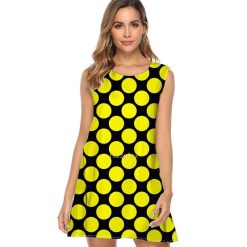 Robes à Pois Courtes#ruban rose à pois violet#Robe à Pois Courte<br> Ruban Rose Violet Fluide - coccinelle-paradis