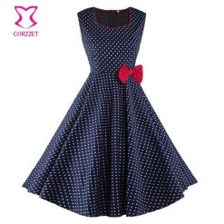 Robe à Pois##Robe à Pois<br> soirée taille - coccinelle-paradis