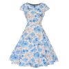Robe à Pois##Robe à Pois<br> Elegante Rétro Col Chemisier - coccinelle-paradis