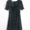 Robe à Pois Courte##Robe à Pois Courte<br> d'été Manches Princesse - coccinelle-paradis