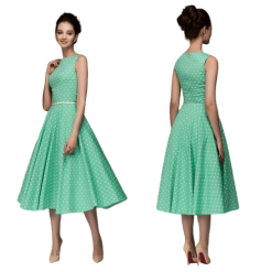 Robe À Pois Année 50 De Bain Grande Taille