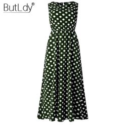 Robe à Pois##Robe à Pois<br> Silhouettes Décontracté Printemps - coccinelle-paradis