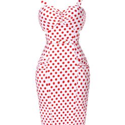 Robe à Pois##Robe à Pois<br> Soirée Tortillant Buste - coccinelle-paradis