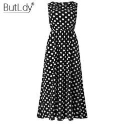Robe à Pois##Robe à Pois<br> Silhouettes Décontracté Printemps - coccinelle-paradis