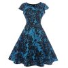 Robe à Pois##Robe à Pois<br> Elegante Rétro Col Chemisier - coccinelle-paradis
