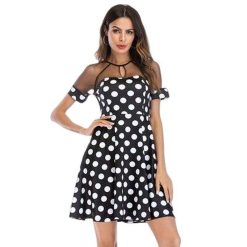 Robe Dentelle A Pois Grande Taille