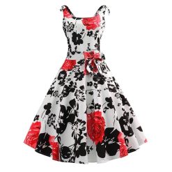 Robe à Pois##Robe à Pois<br> Fleuri Swing Maille - coccinelle-paradis