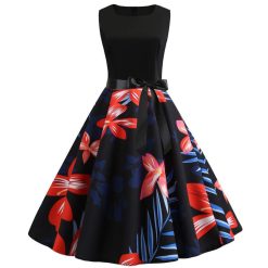 Robe à Pois##Robe à Pois<br> Femmes Balançoire Corail - coccinelle-paradis