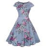 Robe à Pois##Robe à Pois<br> Elegante Rétro Col Chemisier - coccinelle-paradis