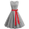 robe a pois été bandeau rouge
