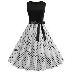 Robe à Pois##Robe à Pois<br> Femmes Balançoire Corail - coccinelle-paradis