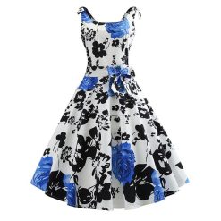 Robe à Pois##Robe à Pois<br> Fleuri Swing Maille - coccinelle-paradis