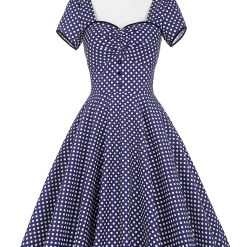 pin up robe a pois 1950