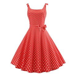 Robe à Pois##Robe à Pois<br> Fleuri Swing Maille - coccinelle-paradis