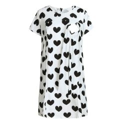 robe grossesse a pois pastel