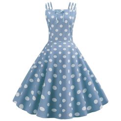 Robe à Pois##Robe à Pois<br> Balançoire Pinup Bretelles - coccinelle-paradis