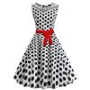 robe a pois blanche pois noire