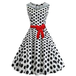 robe a pois blanche pois noire