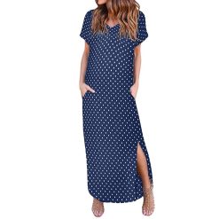 Robe à Pois##Robe à Pois<br> Sexy manches courtes - coccinelle-paradis