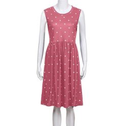Robes à Pois Courtes##Robe à Pois Courte<br> Nouer Plissée élégante - coccinelle-paradis