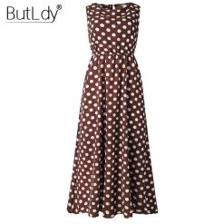 Robe à Pois##Robe à Pois<br> Silhouettes Décontracté Printemps - coccinelle-paradis