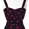 Robe à Pois##Robe à Pois<br> Soirée Tortillant Buste - coccinelle-paradis