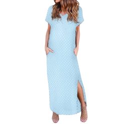 Robe à Pois##Robe à Pois<br> Sexy manches courtes - coccinelle-paradis