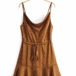 Robes à Pois Courtes#femme dos plage#Robe à Pois Courte<br> Femme dos Plage Molleton Unie - coccinelle-paradis