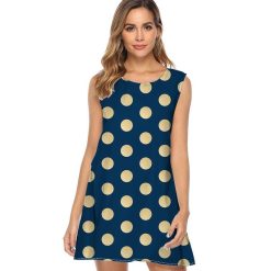 Robes à Pois Courtes#ruban rose à pois violet#Robe à Pois Courte<br> Ruban Rose Violet Fluide - coccinelle-paradis