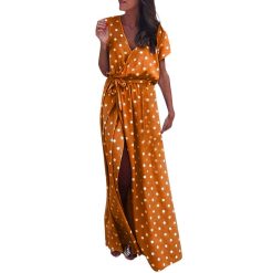 Robe à Pois##Robe à Pois<br> Taille d'été Doublure V - coccinelle-paradis