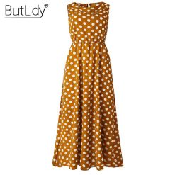 Robe à Pois##Robe à Pois<br> Silhouettes Décontracté Printemps - coccinelle-paradis