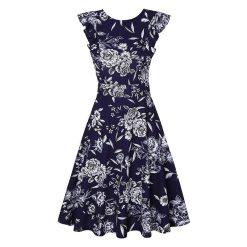 Robe à Pois Courte##Robe à Pois Courte<br> Taille Floral - coccinelle-paradis