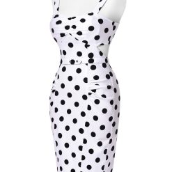 Robe à Pois##Robe à Pois<br> Décoré Vintage Moulante - coccinelle-paradis