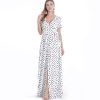 Robe à Pois##Robe à Pois<br> blanc longues - coccinelle-paradis