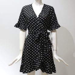 Robe à Pois##Robe à Pois Courte<br> Ample Glamour - coccinelle-paradis