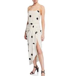 Robe D Ete A Pois Longue Fente