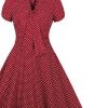 Robe Pois Rouge Vintage