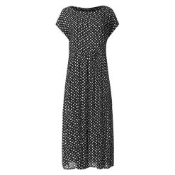 alaia robe noire a pois