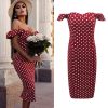 robe courte a pois