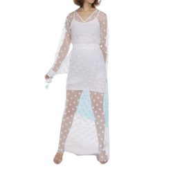 Robe Longue A Pois Jupes En Jean Taille Haute