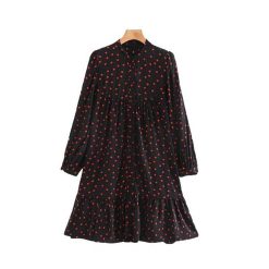 Robe Longue A Pois Boheme Chic
