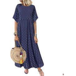 Robe D Ete A Pois Tunique Grande Taille