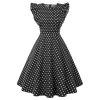 Robes à Pois Courtes##Robe à Pois Courte<br> lolita femmes Polka - coccinelle-paradis