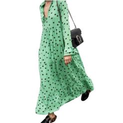 Robe D Ete A Pois Longue Hippie