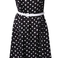 robe à pois pin up noire