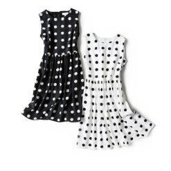 Robe D Ete A Pois Noire A Pois Blanc