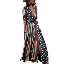 Robe D Ete A Pois Combinaison Longue Femme