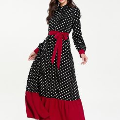 Robe à Pois##Robe à Pois<br> moyen-orient décontracté - coccinelle-paradis